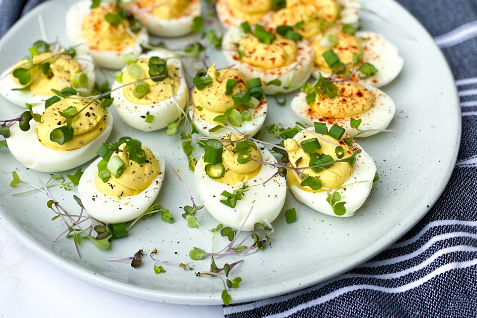 High Protein Deviled Eggs